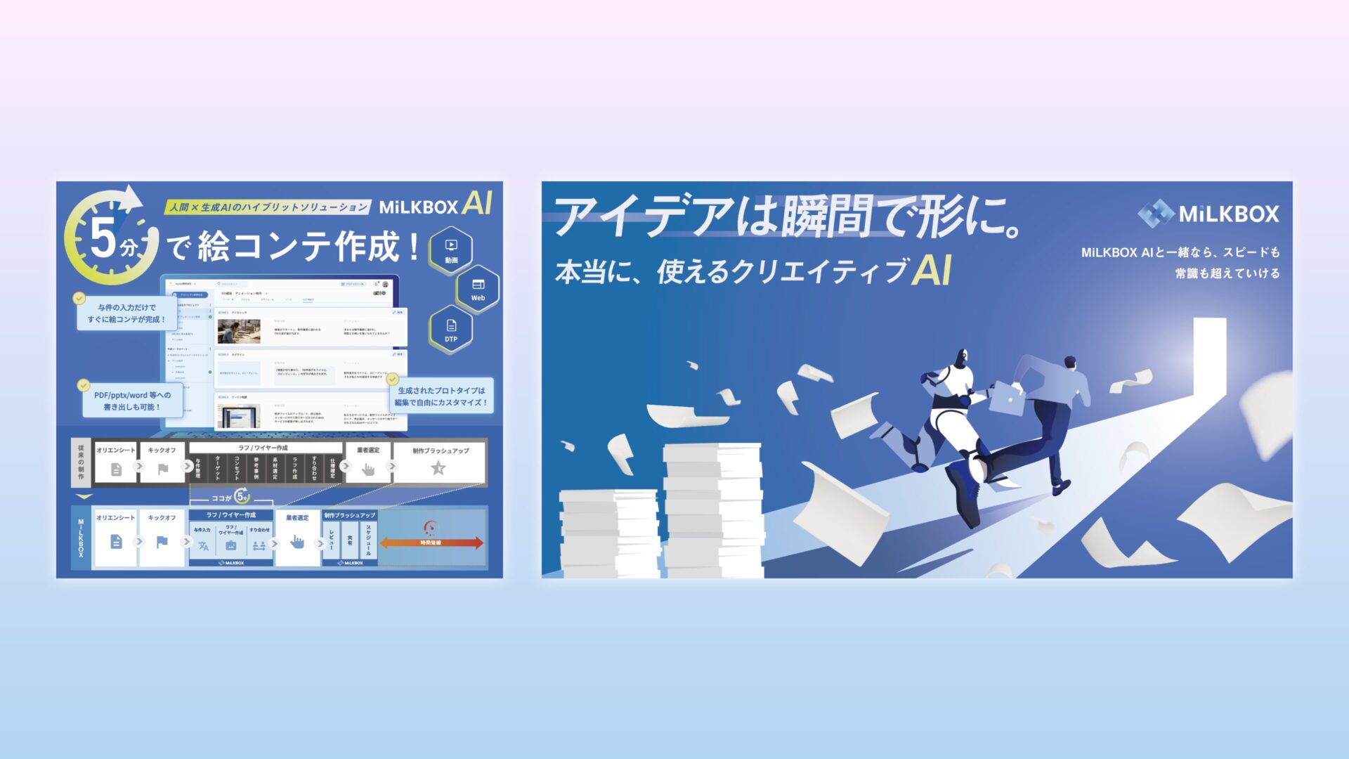 【展示会出展】AIで動画構成が完成「MiLKBOX」日経クロステックNEXT 東京2024/CEATEC 2024 出展決定！2024/10開催